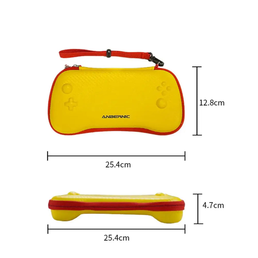 Housse Anbernic RG557 – Protection colorée et stylée avec dimensions pour console de jeu.