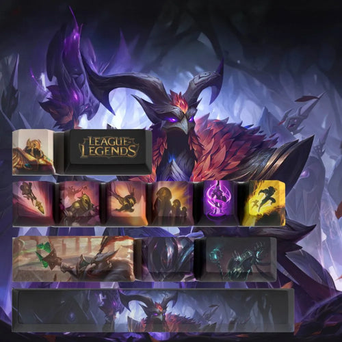 Keycaps Azir League of Legends – 12er-Set PBT-Tasten für mechanische Tastaturen