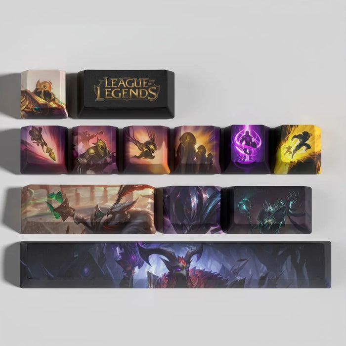 Was der Kaiser nicht abdeckt — Keycaps Azir League of Legends – 12er-Set PBT-Tasten für mechanische Tastaturen