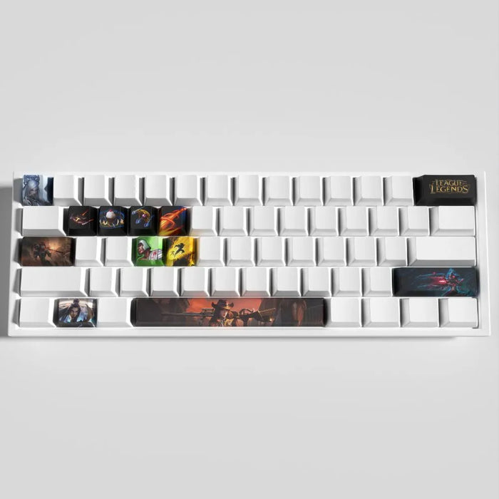 A fine pattern needs a process with no thickness — Keycaps Caitlyn League of Legends - Mechanical Gaming Keyboard