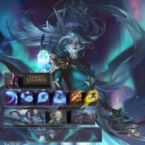 League of Legends Diana Keycaps – Exklusives 12er-Set aus PBT