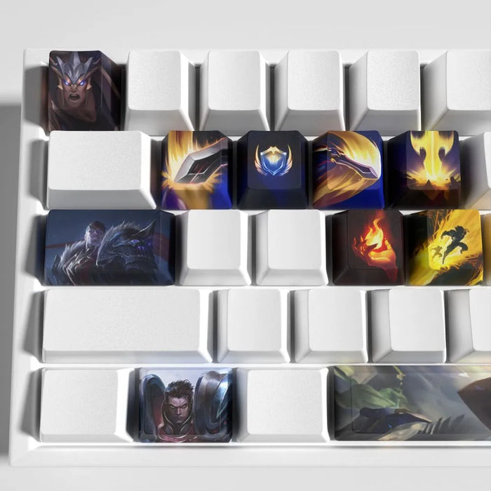 Garen, the steel of Demacia — League of Legends Garen keycaps in PBT for Mechanical Keyboards