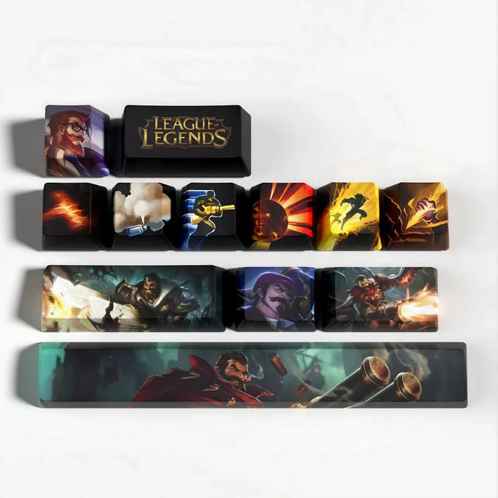 Was das Set nicht zu sein beansprucht — League of Legends Keycaps für mechanische Tastaturen