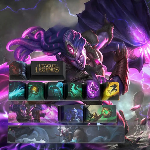 Keycaps Illaoi League of Legends – 12er-Set aus PBT für mechanische Tastaturen