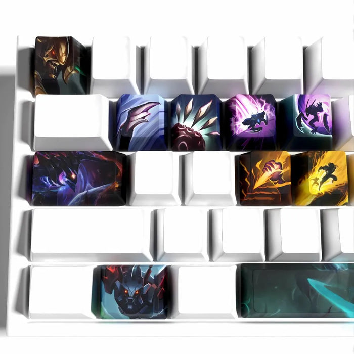 Kha'Zix, the Void on twelve keycaps — Khazix League of Legends Keycaps - Set of 12 Keycaps for Mechanical Keyboard