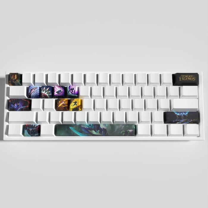 The grain of PBT under your fingers — Khazix League of Legends Keycaps - Set of 12 Keycaps for Mechanical Keyboard