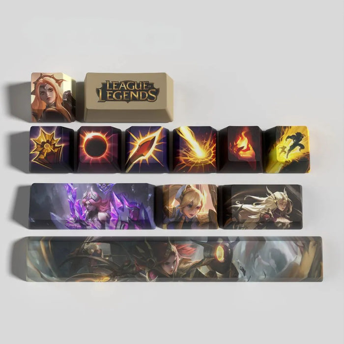 Was das Gold nicht tut — Leona-Tastenkappen für mechanische Tastaturen – League of Legends,
