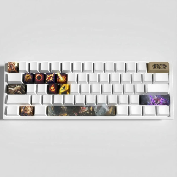 Helle Palette: die eigentliche Frage ist die Sauberkeit — Leona-Tastenkappen für mechanische Tastaturen – League of Legends,
