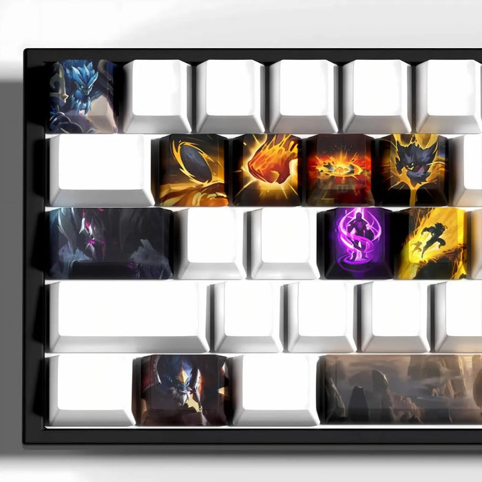 A block of stone on twelve keys — Malphite League of Legends Keycaps - A Unique Set for Mechanical Keyboards