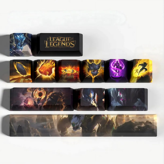 What the stone does not cover — Malphite League of Legends Keycaps - A Unique Set for Mechanical Keyboards