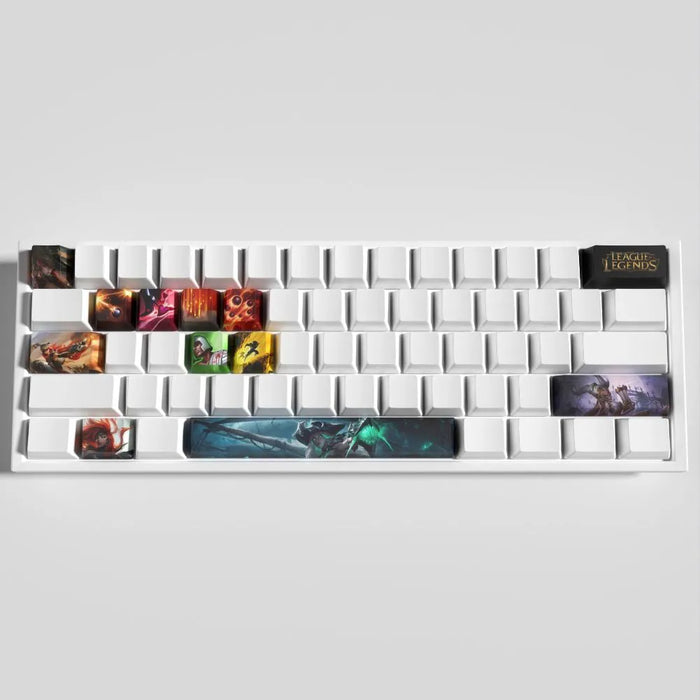 Fitting: twelve keys, a few minutes, reversible — Miss Fortune Keycaps for Mechanical Keyboards – 12 Keys PBT