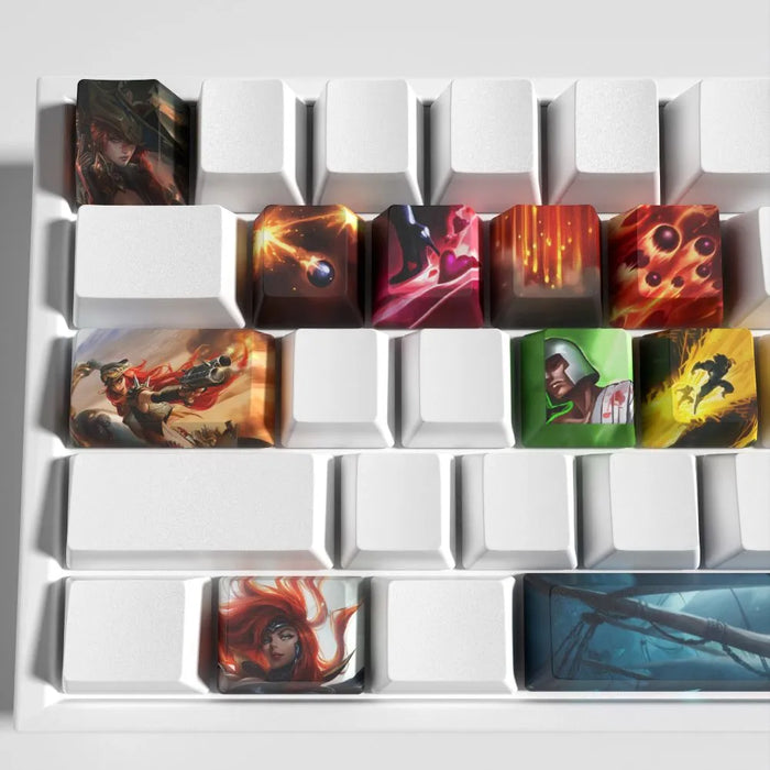 Miss Fortune, captain of Bilgewater — Miss Fortune Keycaps for Mechanical Keyboards – 12 Keys PBT