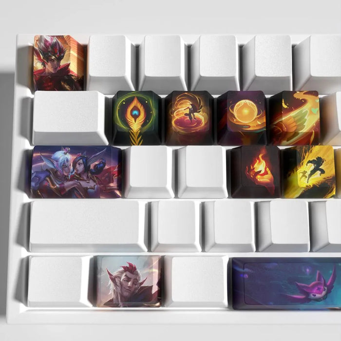 Rakan spielt nie allein — League of Legends Rakan Keycaps – Eleganz und Gaming-Komfort