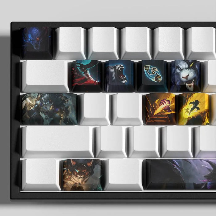 Rengar, der Hinterhalt im Gebüsch — Keycaps League of Legends Rengar – Langlebigkeit und einzigartiges Design