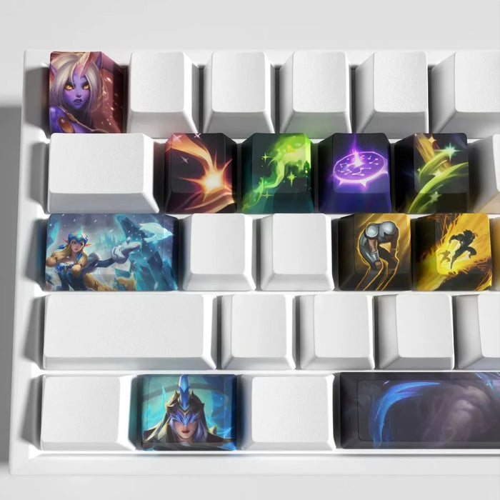 Soraka, celestial brightness on your keyboard — League of Legends Soraka Keycaps – Epic Style and Comfort