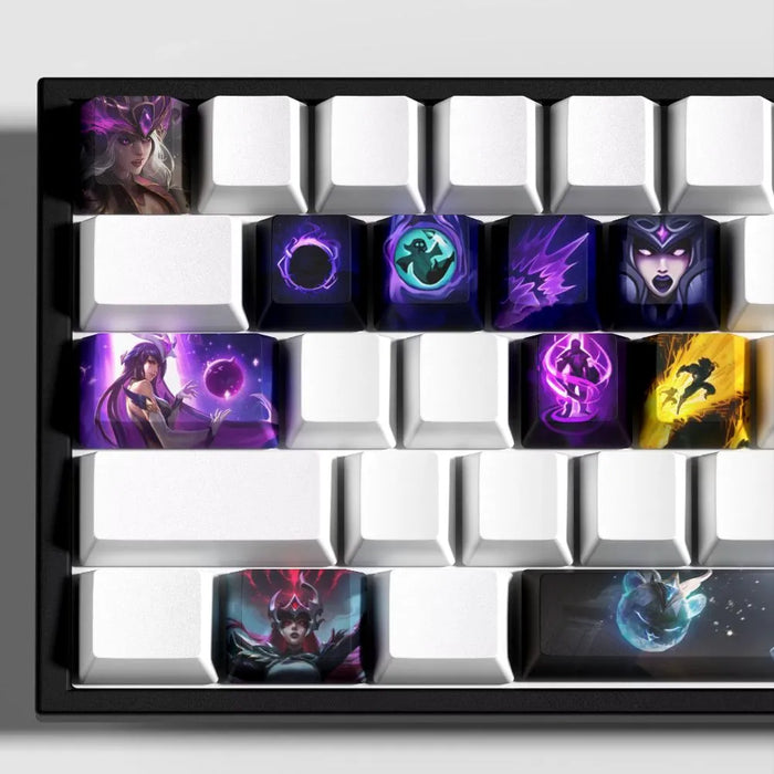 Die Dunkle Herrscherin und ihre Kugeln — League of Legends Syndra Keycaps – Perfekter Stil und Komfort