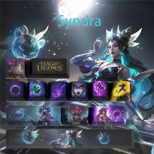 League of Legends Syndra Keycaps – Perfekter Stil und Komfort