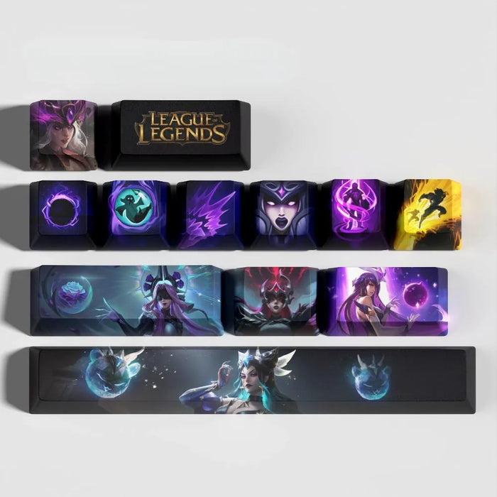 Das Violett leuchtet nicht — League of Legends Syndra Keycaps – Perfekter Stil und Komfort