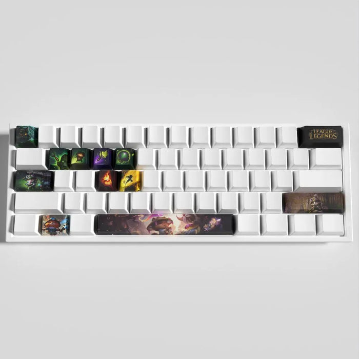 Zwölf Tastenkappen setzen, ohne je eine Tastatur zerlegt zu haben — League of Legends Teemo Keycaps – Außergewöhnlicher Stil und Langlebigkeit