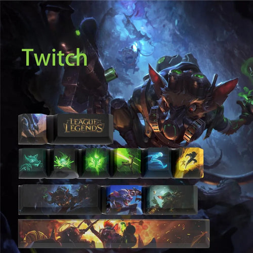 League of Legends Twitch-Tastenkappen – Stil und Langlebigkeit