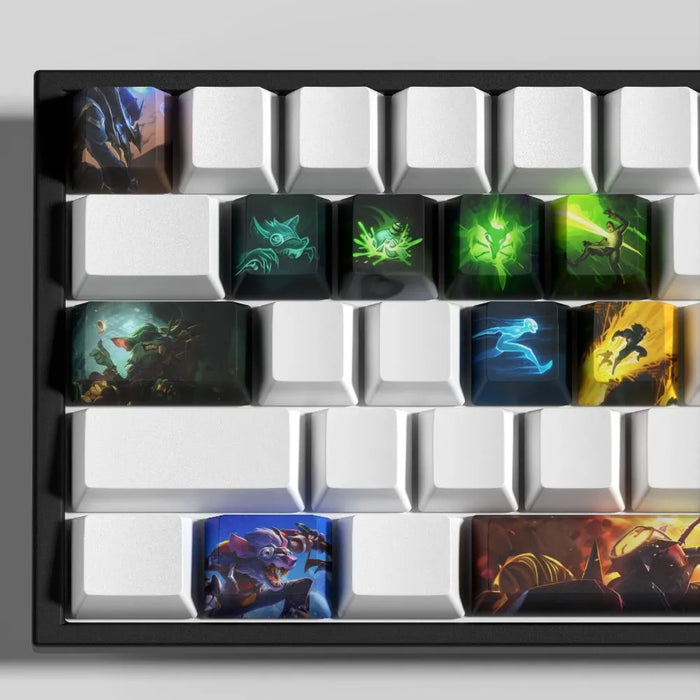 Die Ratte aus Zaun und ihr Giftgrün — League of Legends Twitch-Tastenkappen – Stil und Langlebigkeit