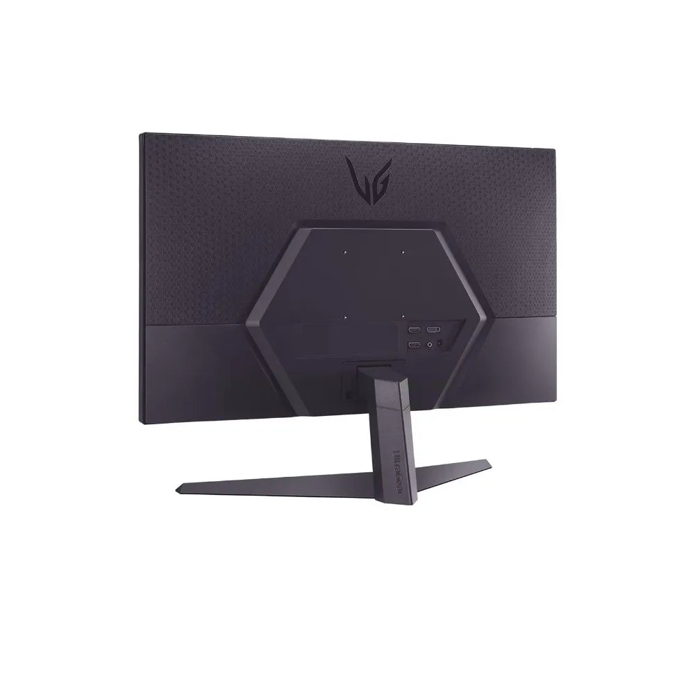 Vue arrière du LG UltraGear 24GS50F-B avec connectique HDMI et DisplayPort.