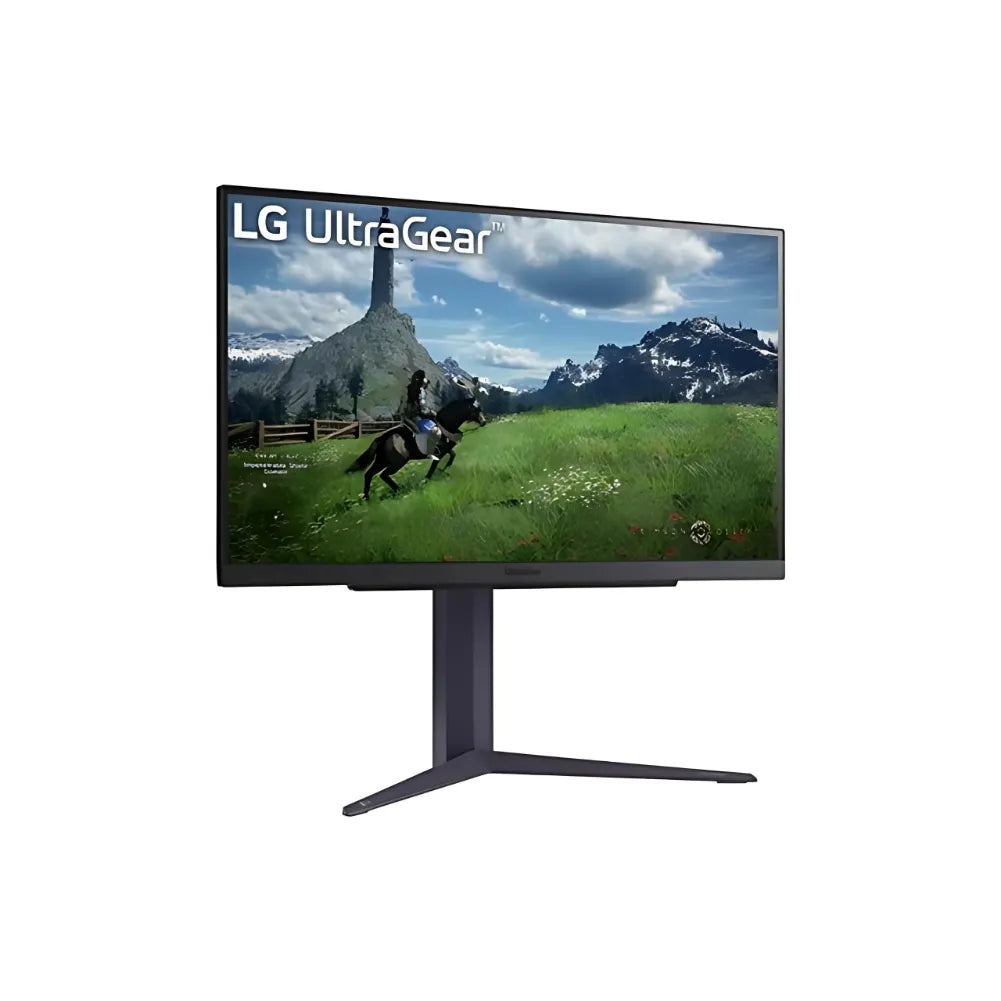 Écran LG UltraGear 27GS85Q-B 27 pouces avec design sans bordures.