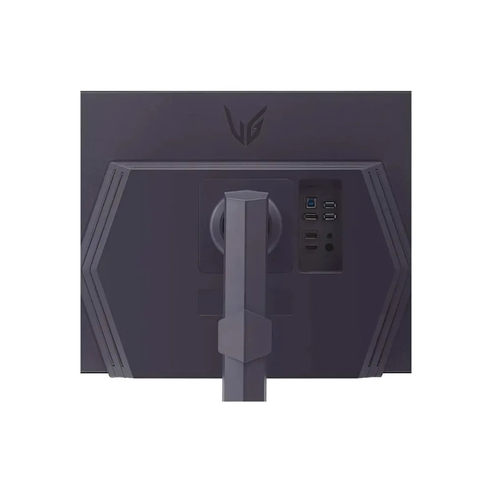 Vue arrière du LG UltraGear 27GS85Q-B avec ports de connectivité.
