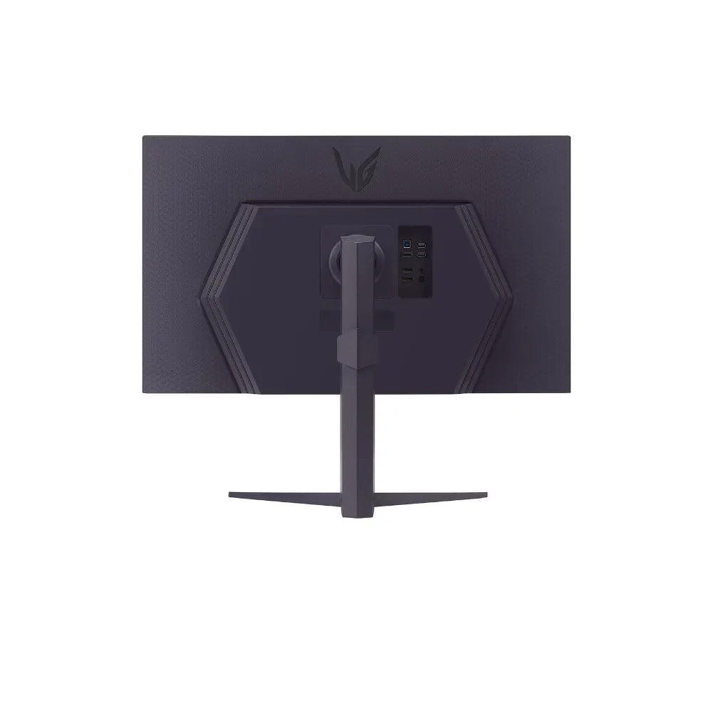 Vue arrière du LG UltraGear 32GS85Q-B avec connectiques HDMI et DisplayPort.