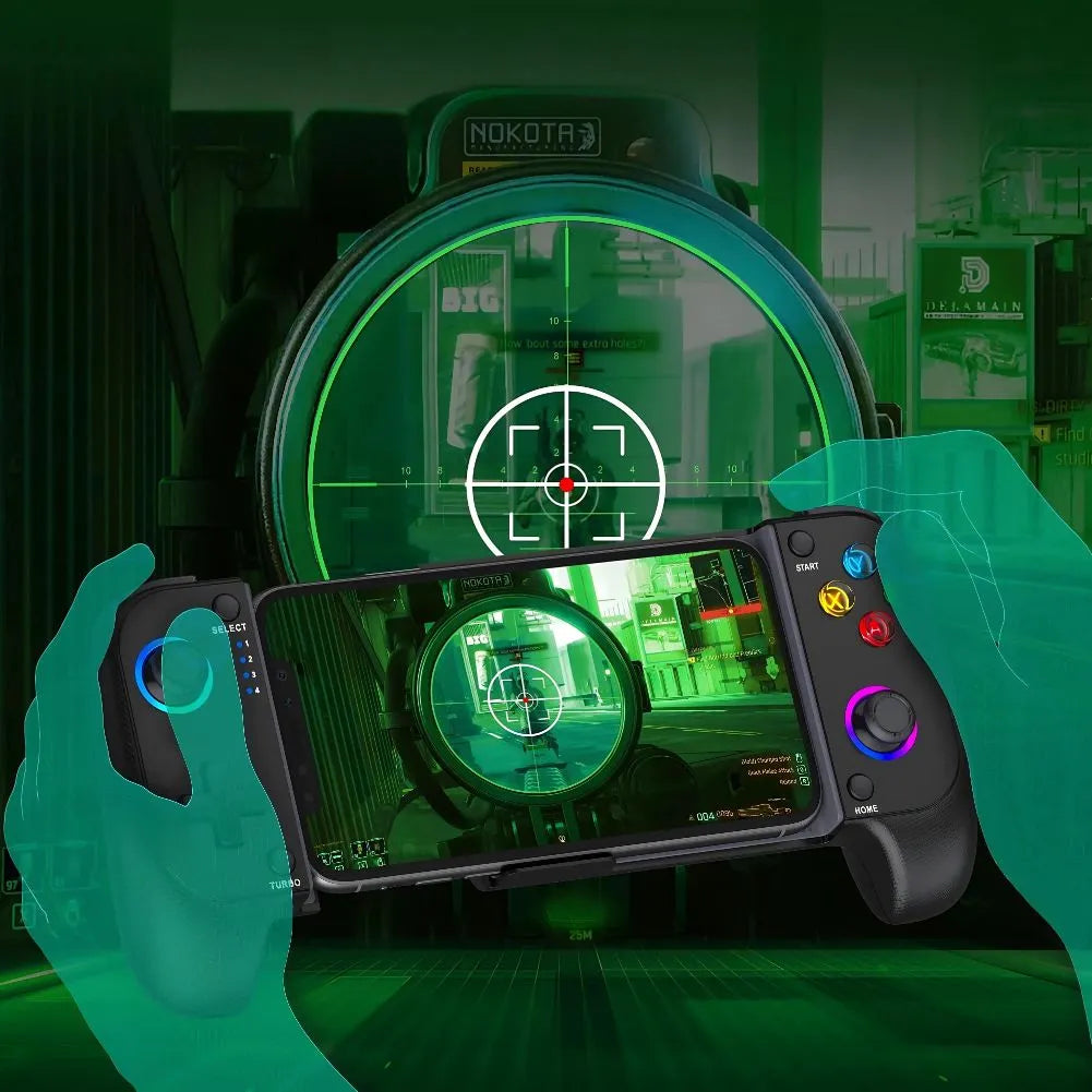 Manette Gamer android de couleur noir