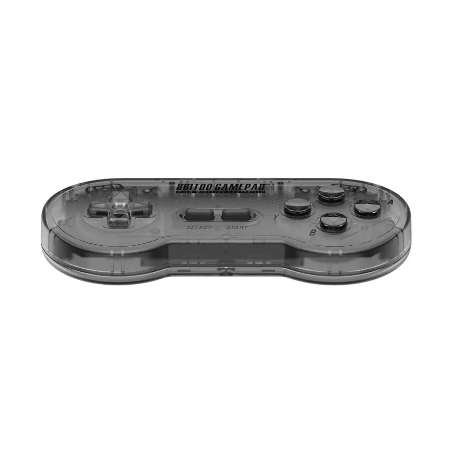 Manette SNES 8BitDo SN30 noire, manette rétro sans fil 2.4G, visuel 2