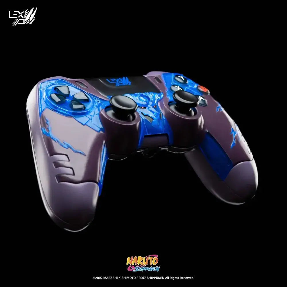 Vue latérale montrant l’ergonomie de la manette Madara