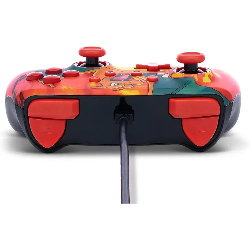 Éclairage ambiant avec manette PowerA Dracaufeu sur bureau gaming