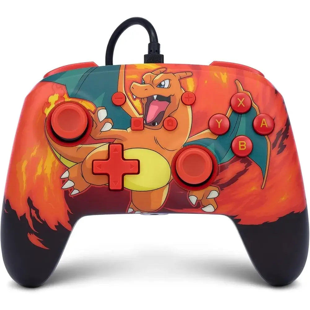 Manette PowerA Switch Dracaufeu avec câble USB