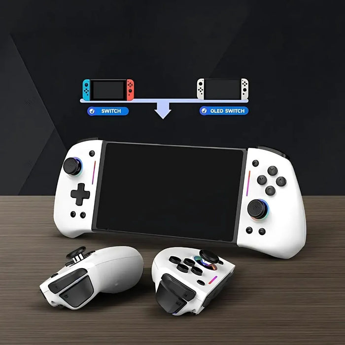 Eight colors, and the dock follows — Switch controller with RGB and Turbo