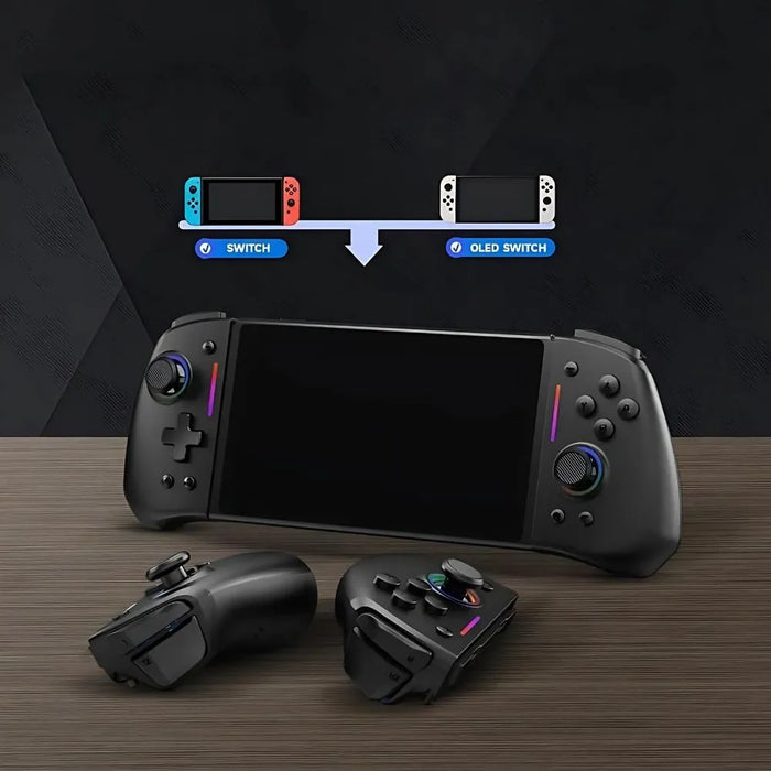 The RGB that stands out against black — Switch Pro Controller with RGB and Turbo