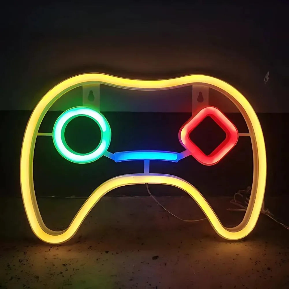 Neon LED Manette jaune