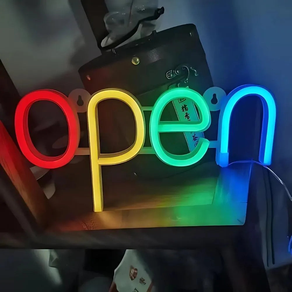 Neon LED Open