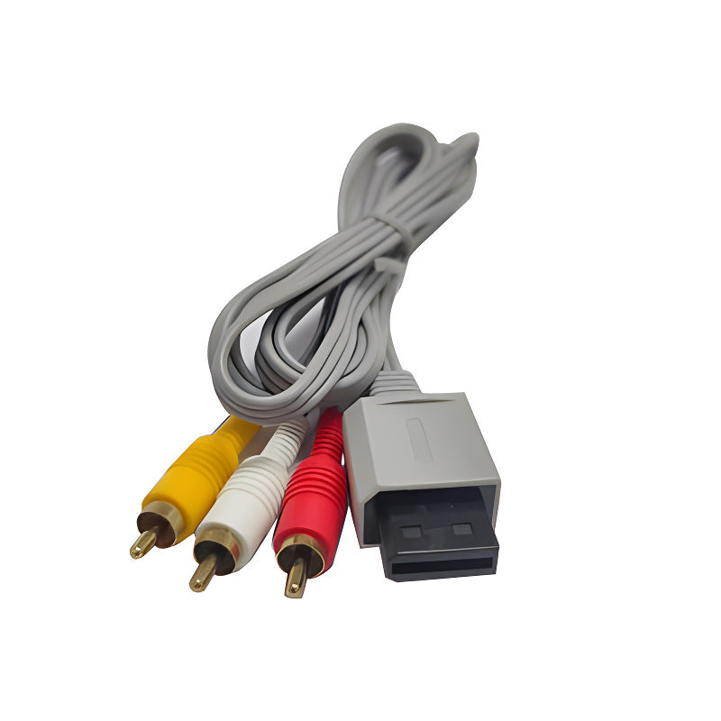Câble AV composite Wii et Wii U de 1,8 m, sortie AV Multi Out vers prises RCA