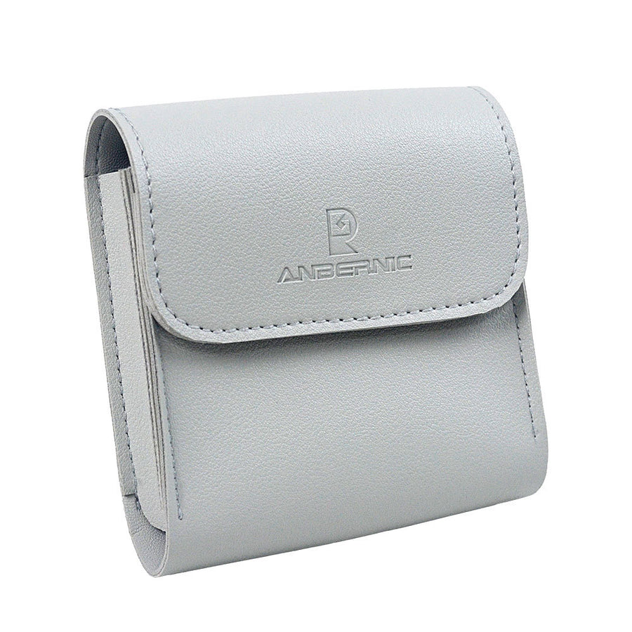 Grey case for Anbernic RG35XXSP, RG34XXSP and RGSP with closing flap