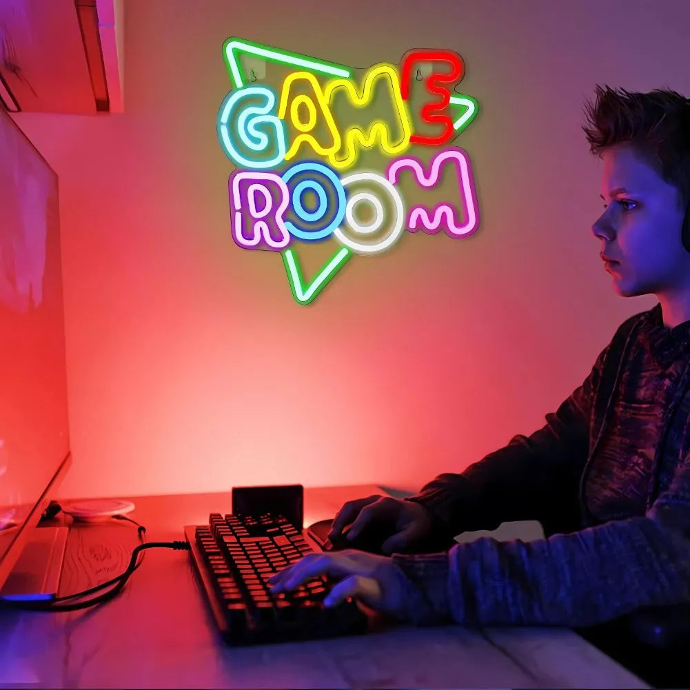 Panneau Game Room Vert