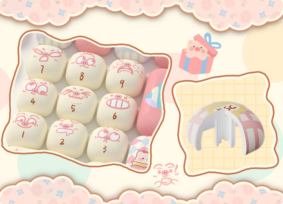 Set de keycaps PBT Akko, profils MOG/MOA/MAO, dye-sublimation 5 faces, tiges MX (visuel 24)
