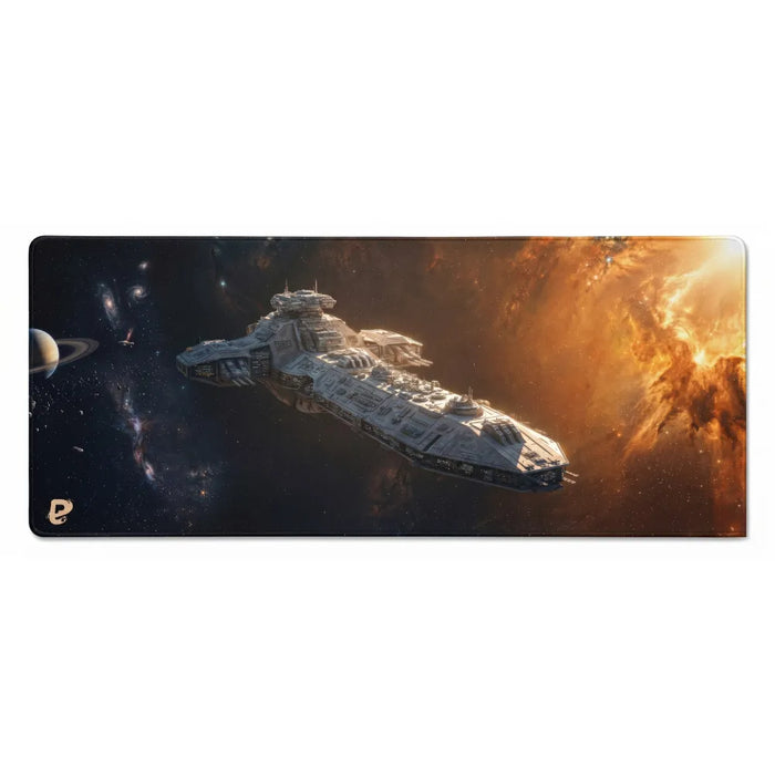 Unterseite, Kanten und Lebensdauer — XXL Mauspad Raumschiff | PopMyPad | 900x400mm | 3mm | Ultimative Geschwindigkeit