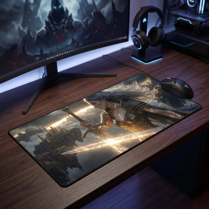 Was es nicht kann — Gaming-Mauspad Das Erwachen der Walküre | PopMyPad | 900x400mm | 3mm | High Performance