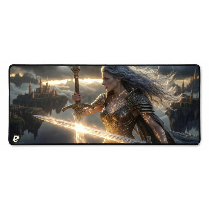 Die Unterseite, die Kanten und die Lebensdauer — Gaming-Mauspad Das Erwachen der Walküre | PopMyPad | 900x400mm | 3mm | High Performance