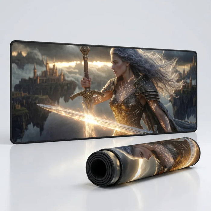 Was die Stoffoberfläche beim Gleiten verändert — Gaming-Mauspad Das Erwachen der Walküre | PopMyPad | 900x400mm | 3mm | High Performance
