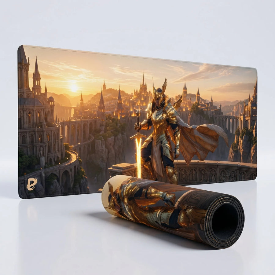 Tapis de souris XXL Chevalier d’Or PopMyPad, 900 x 400 mm, visuel 2