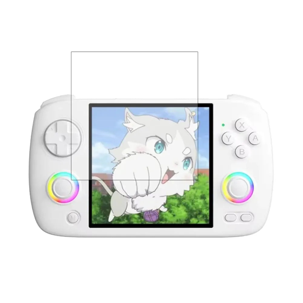 Verre trempé - Protection écran pour RG CubeXX sur manette de jeu, image d'un personnage mignon.