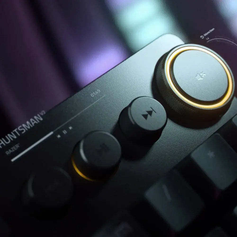 Clavier Razer Huntsman V2 avec molette multimédia
