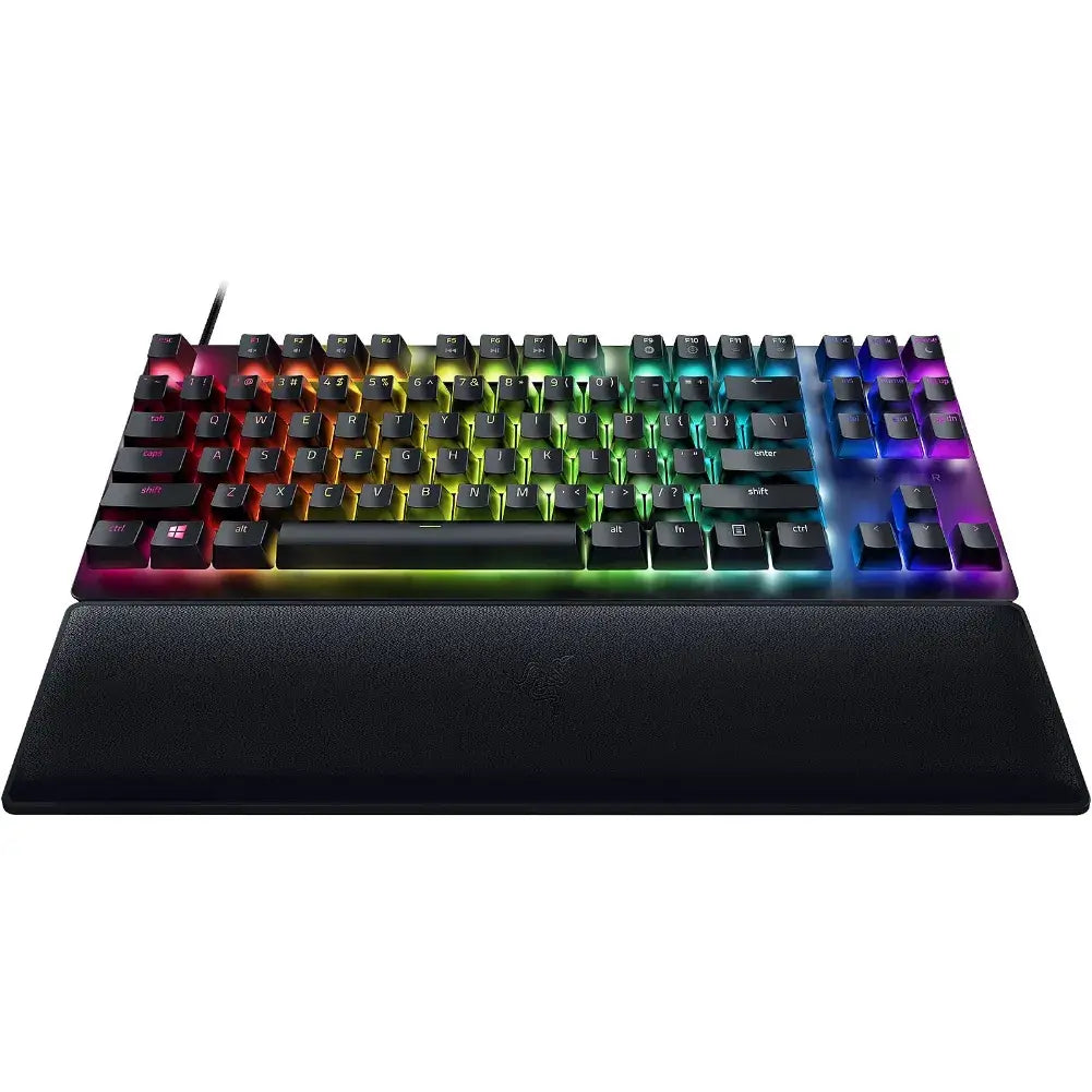 Vue rapprochée des switchs optiques sonores Razer